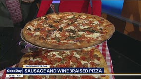 Sausage and Wine-Braised Pizza