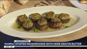 Stuffed Mushrooms with Herb Gratin Butter