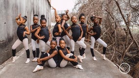 'Strong, fierce, determined': Tiny ballerinas' photo shoot takes on symbolic meaning in honor of Black History Month