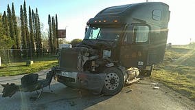 Man escapes injury after Amtrak train crashes into 18-wheeler in Texas