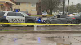 Police: 2 wanted felons arrested after trying to hit officer, police cars during chase through Irving