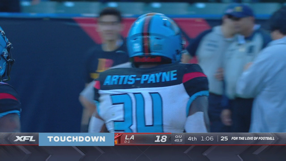 Dallas Renegades beat LA Wildcats 25-18 to get their first win