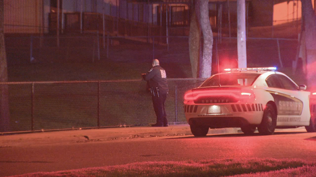 Suspect caught hiding in backyard after high-speed chase