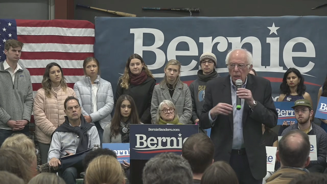 Bernie Sanders holds rally in Mesquite Friday night