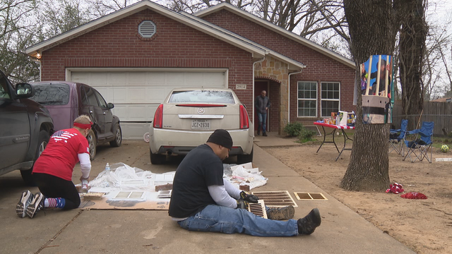 UNT Dallas students help repair home where 1-year-old was killed in drive-by shooting
