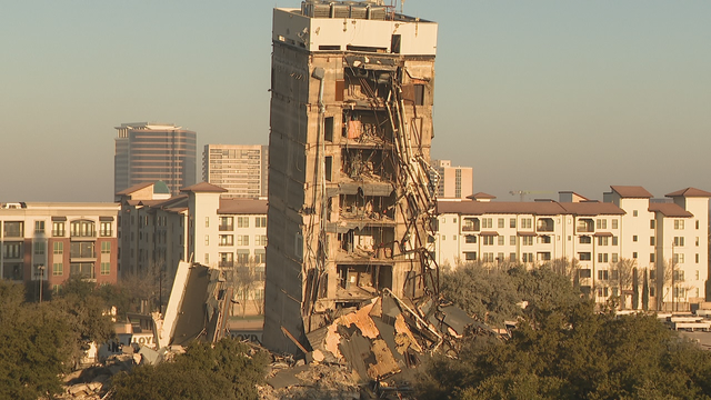 ‘Leaning Tower of Dallas’ to be knocked down Monday morning