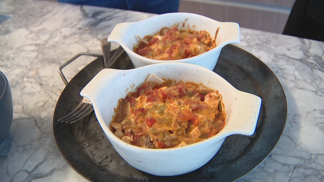 Easy Weeknight Pasta and Mini King Ranch Casseroles