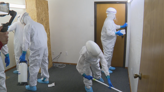North Texas cleaning crews trained for biohazard response to coronavirus