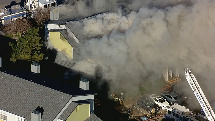 Crews battle three-alarm apartment complex fire in Fort Worth | FOX 4 ...