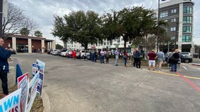 Long lines for Democrats at some Dallas, Tarrant polling places on Super Tuesday