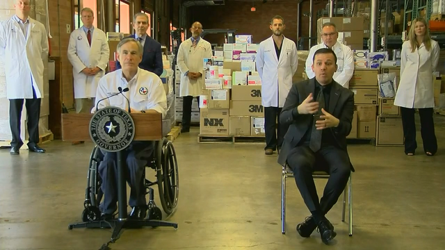 Gov. Greg Abbott says more medical supplies headed to Texas hospitals