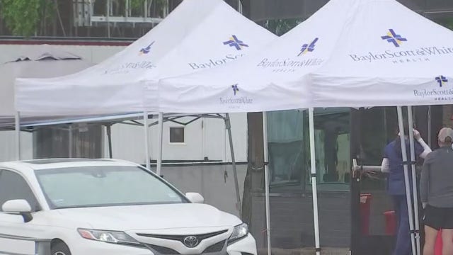 Austin's first drive-through coronavirus testing location open