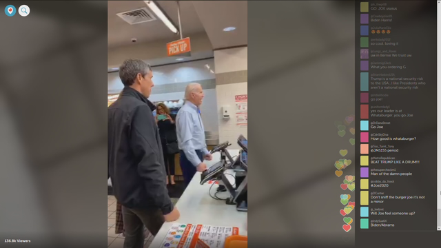 Beto O’Rourke takes Joe Biden to Whataburger after Dallas rally