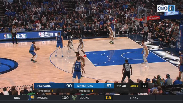 Doncic breaks Mavs' triple-double record, beats Williamson