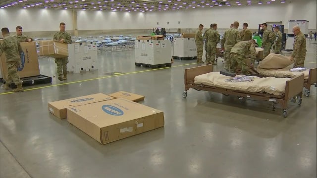 Dallas prepares pop-up hospital at convention center, asks hospitals for daily updates on available beds