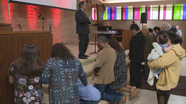 North Dallas church reopens in borrowed space after tornado