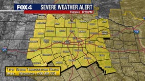 North Texas upgraded to 'Moderate Risk' for severe weather Tuesday night