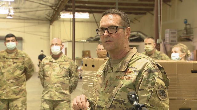 Four-Star National Guard General visits Tarrant Area Food Bank