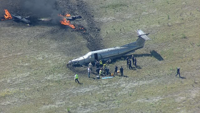 Single-engine plane crashes near Mesquite shortly after take off from DFW Airport