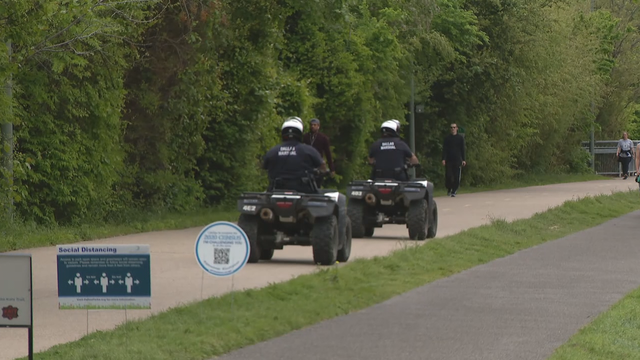 Marshals begin patrolling Katy Trail, Dallas removes basketball hoops