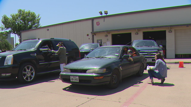 North Texas Salvation Army locations offering drive-up grocery service