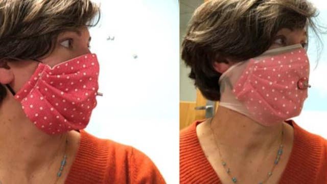 Adding an extra layer of nylon pantyhose to a DIY face mask improves protection, researchers say