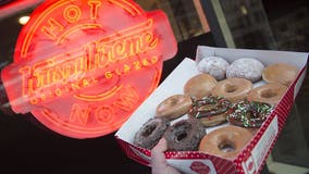 Cars line up for miles outside reopened Krispy Kreme in Louisiana