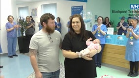 Baby born with COVID-19 discharged with mother as both make full recovery