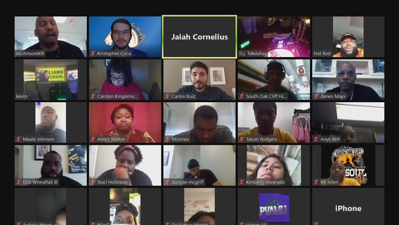 Dallas ISD seniors reconnect in cyber-cafeteria with 'chicken and chat'