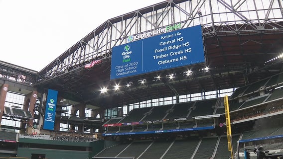 Instead of baseball, high school graduations will be debut events at Globe Life Field