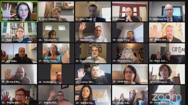 Collin County court holds jury trial using video conferencing