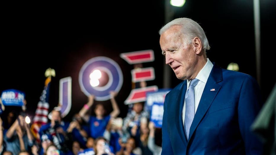 Democratic Presidential candidate former Vice President Joe Biden - Super Tuesday
