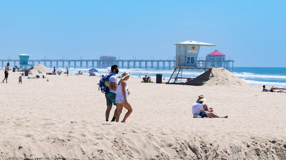 Some California beaches remain open during COVID-19 pandemic