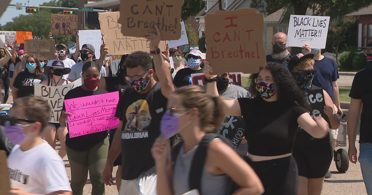 Peaceful protests in honor of George Floyd continue across North Texas ...