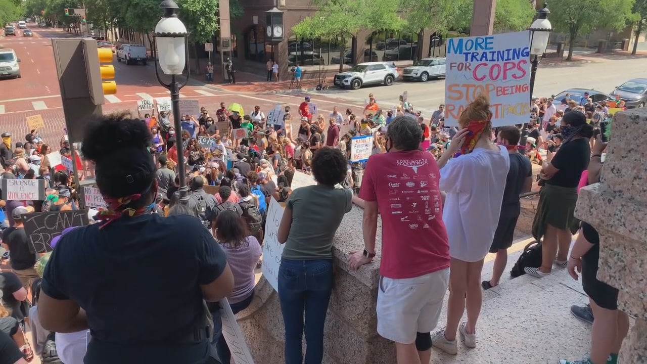 Protests continue in Fort Worth for third night in a row | FOX 4 Dallas ...