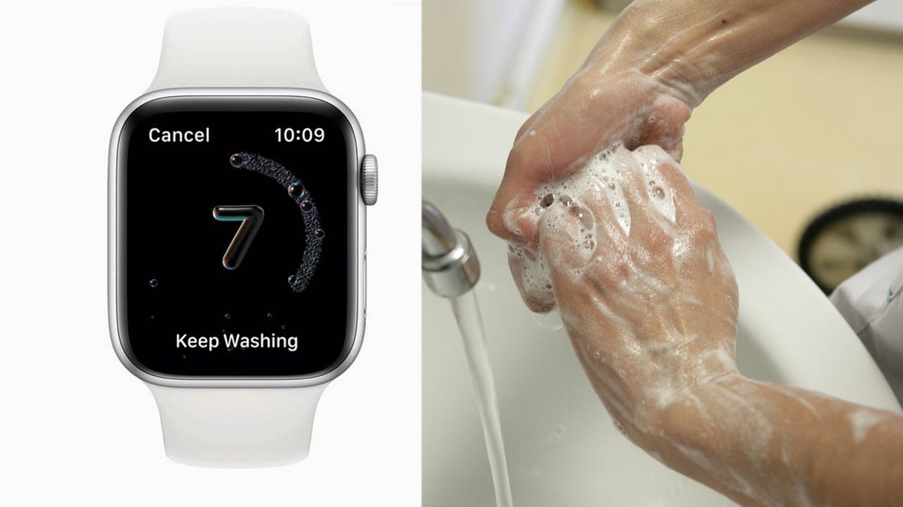 apple watch washing hands