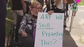 99-year-old in Westlake organizes protest against police brutality with her nursing home's help