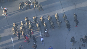 One perfect moment: Georgia National Guard, protesters dance the 'Macarena'