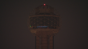 Reunion Tower goes dark for Black Out Tuesday