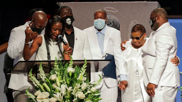 George Floyd funeral photos: Family, notable figures gather together to say goodbye
