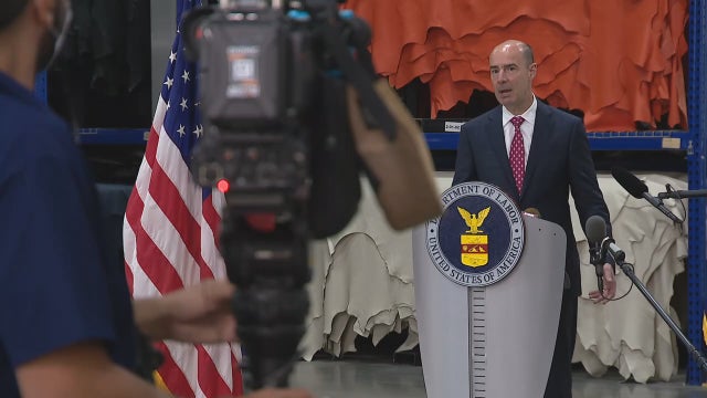 U.S. labor secretary says "economic rebound" is underway during North Texas visit