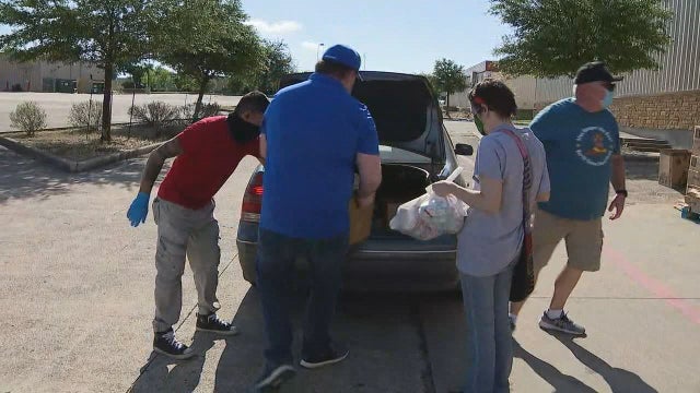 North Texas Food Bank relying on staff members alone after National Guard troops reassigned to handle protests
