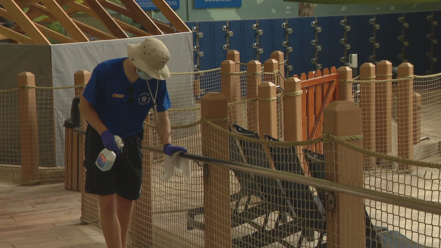 Families happily return to Great Wolf Lodge as resorts take COVID-19 precautions