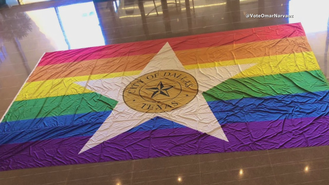Dallas unveils new flag that will fly for Pride Month