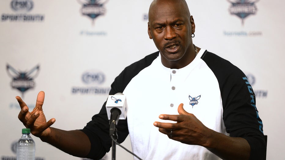 Charlotte Hornets owner Michael Jordan