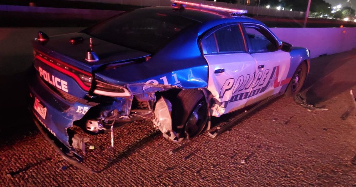 Suspected drunk driver crashes into Arlington PD vehicle | FOX 4 Dallas ...