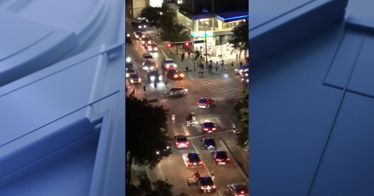 Video shows street racing, stunts going on in Victory Park, right ...