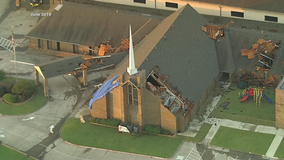 Greenville church damaged by tornado holds groundbreaking ceremony where new sanctuary will be built