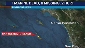 1 Marine dead, 8 missing, 2 injured following training mishap off San Clemente Island coast