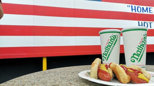 Hot dog champs repeat as July 4 eating contest moves indoors